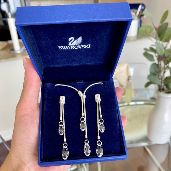 Swarovski Jewelry - SWAROVSKI NECKLACE & EARRINGS SET
